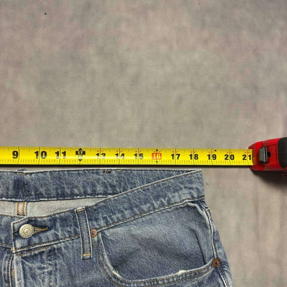 Polo Ralph Lauren Jeans Mens 36x30 Light Wash Blue 90s Vintage Straight Leg - Picture 10 of 14